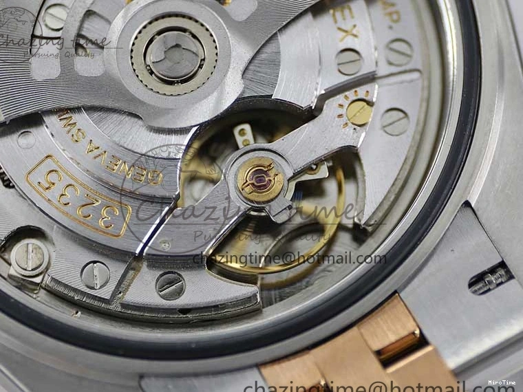 MiroTime 0310 Tailored DateJust 41 126331 SS RG TWF 1:1 Best Edition 904L Steel Gray Dial Green Roman on SS RG Jubilee Bracelet VR 2450